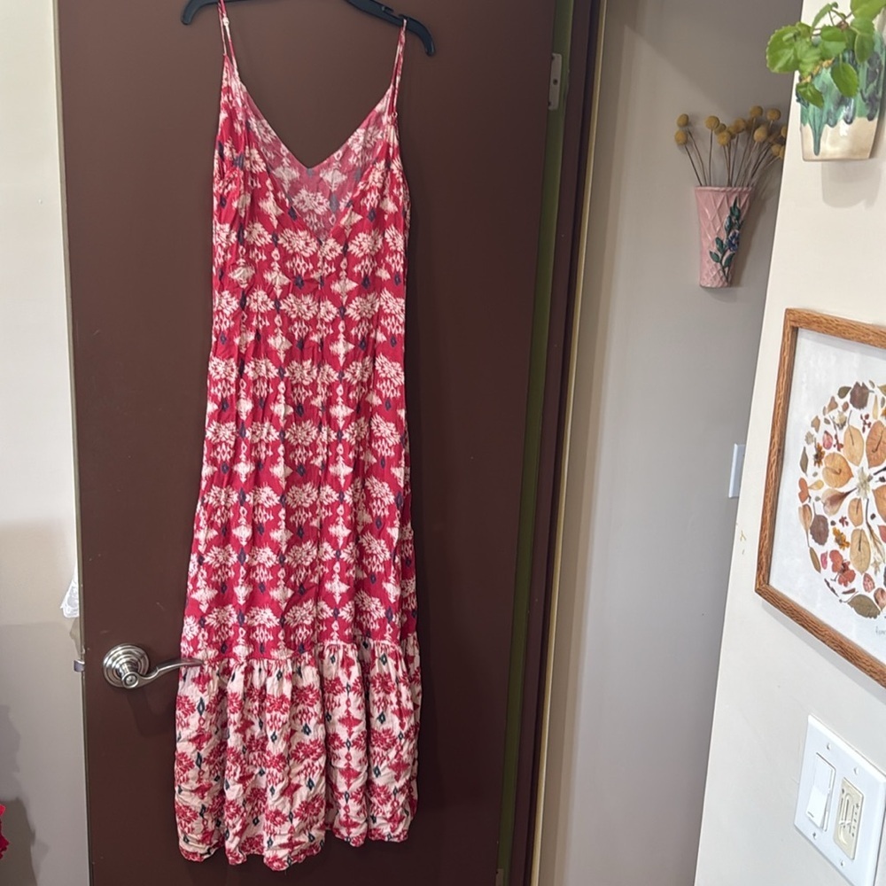 ViX Paula Hermanny Midi Spaghetti Strap Rayon Dress - Picture 4 of 8